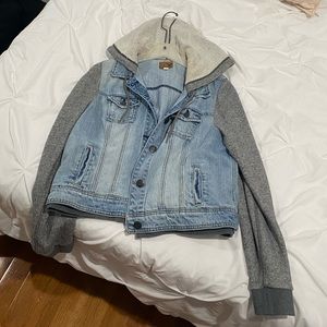 AE Sweatshirt Jean Jacket